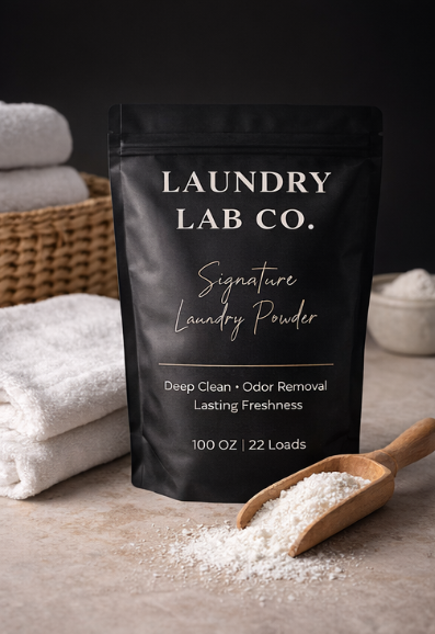 Laundry Lab Co. Signature Laundry Powder Vanilla – 100 oz (Up to 22 Loads)